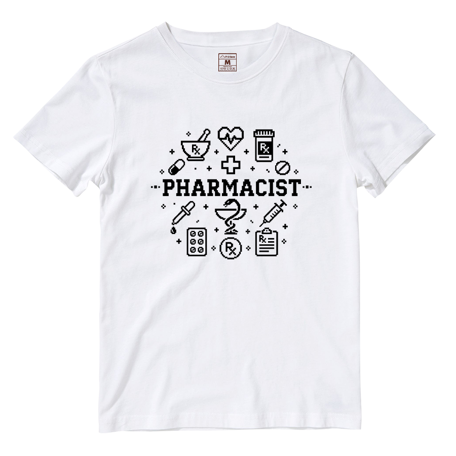 Cotton Shirt: Pharmacist Pixel