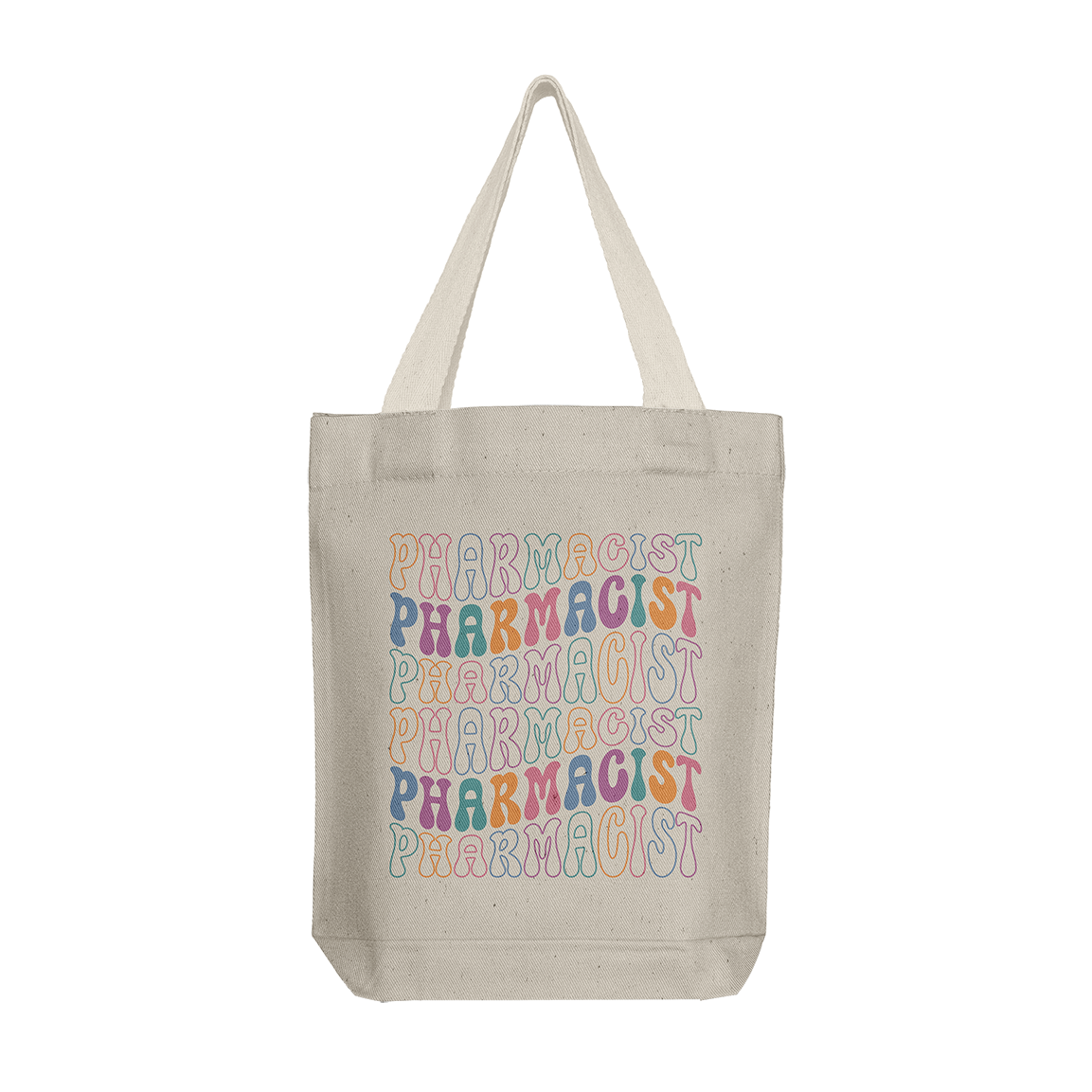 Pharmacist Rainbow Layers Tote Bag