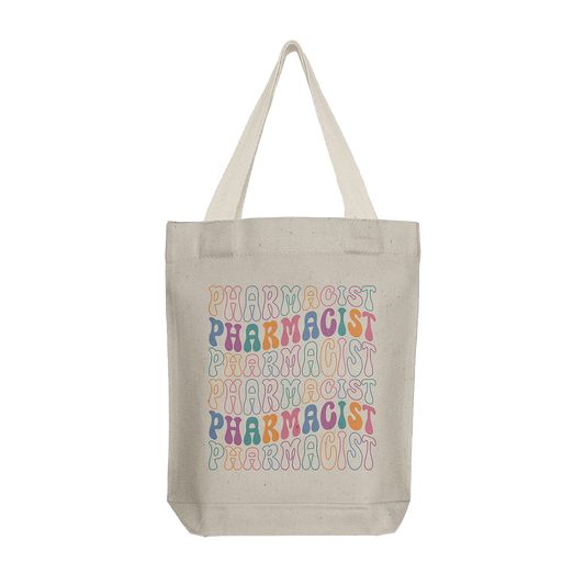 Tote Bag: Pharmacist Rainbow Layers