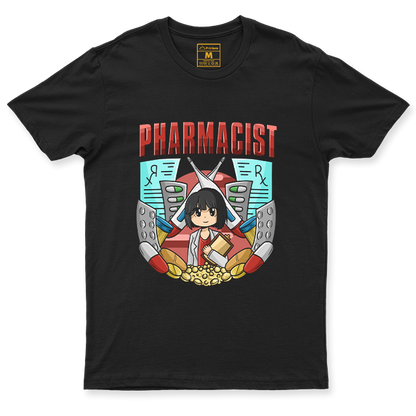 Pharmacist Red Female Spandex Shirt