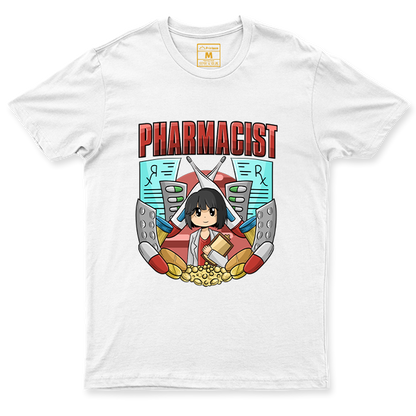 C. Spandex Shirt: Pharmacist Red Female