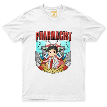 C. Spandex Shirt: Pharmacist Red Male