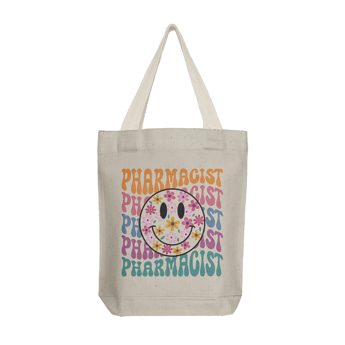 Tote Bag: Pharmacist Smiley Face