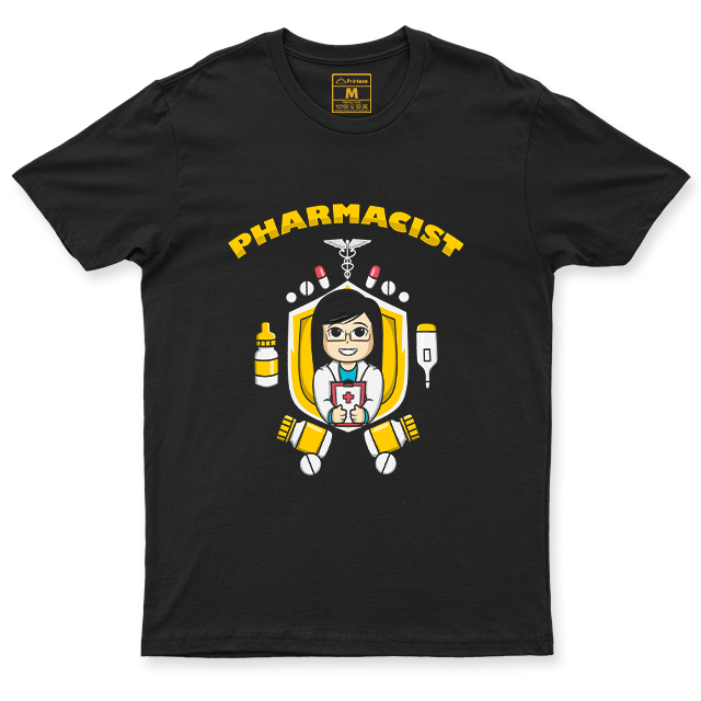 C. Spandex Shirt: Pharmacist Yellow Female