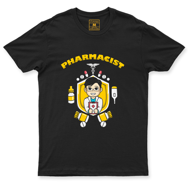 C. Spandex Shirt: Pharmacist Yellow Male