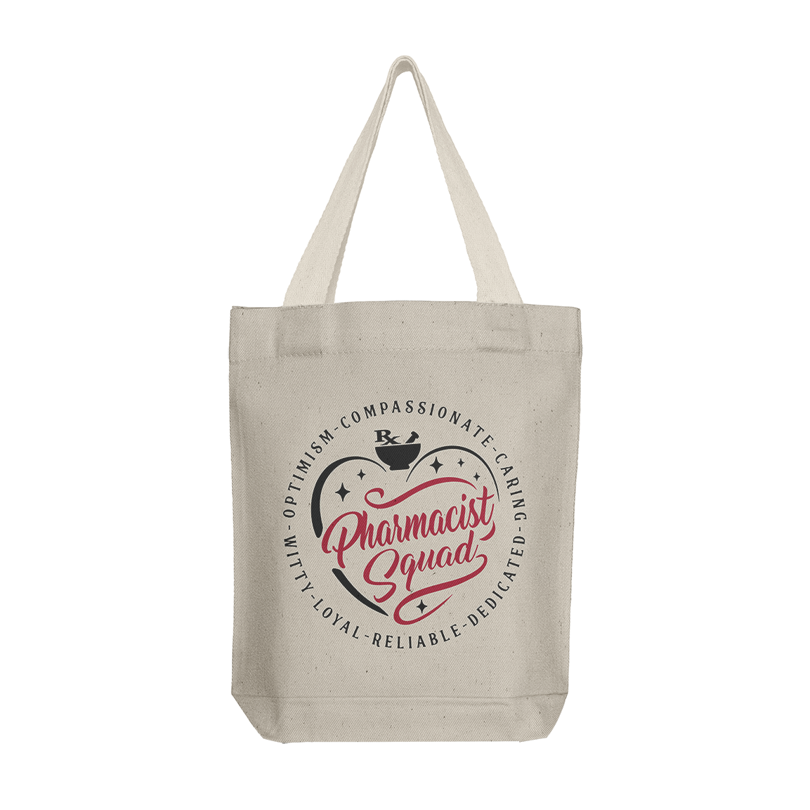 Tote Bag: Pharmacy Squad Cursive