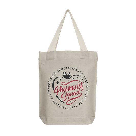 Tote Bag: Pharmacy Squad Cursive