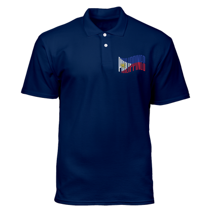 Cotton Polo Shirt: Philippine Flag