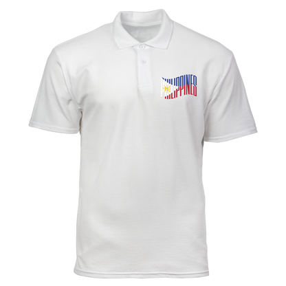 Cotton Polo Shirt: Philippine Flag