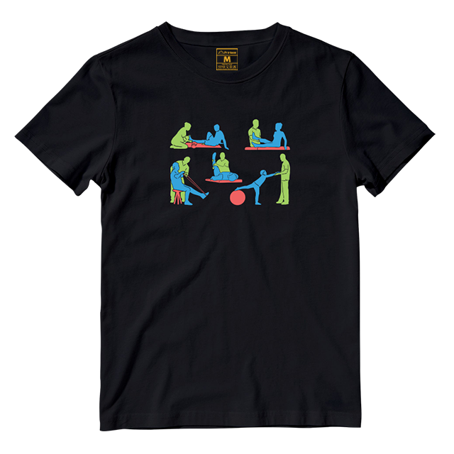 Cotton Shirt: Physical Therapist Silhouette