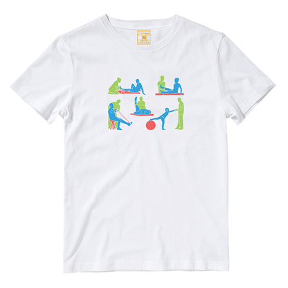 Cotton Shirt: Physical Therapist Silhouette