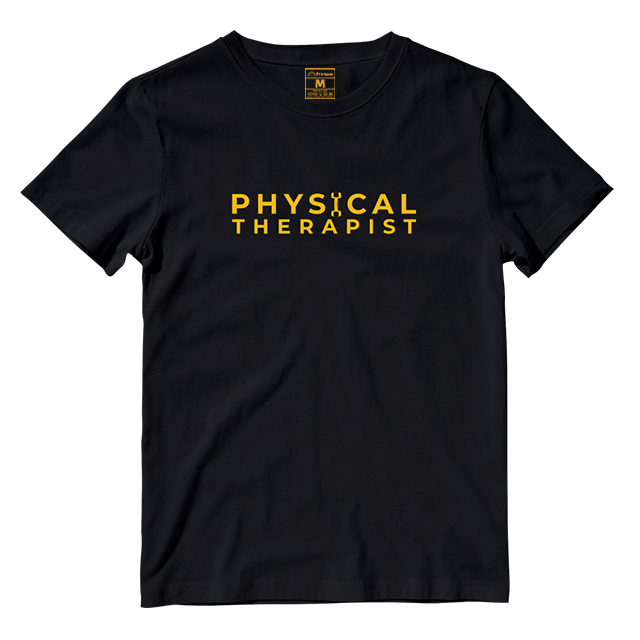 Cotton Shirt: Physical Therapist Yellow