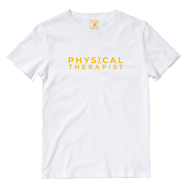 Cotton Shirt: Physical Therapist Yellow