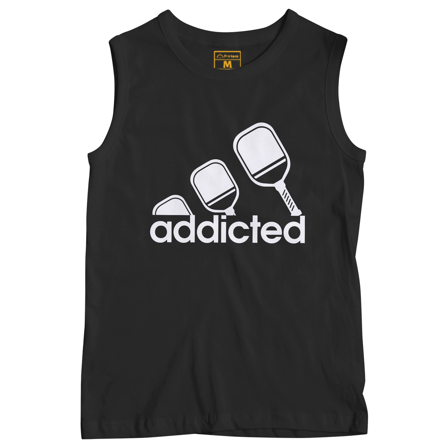 Sleeveless Drifit Shirt: Pickleball Addicted