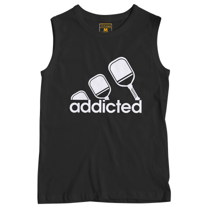 Sleeveless Drifit Shirt: Pickleball Addicted