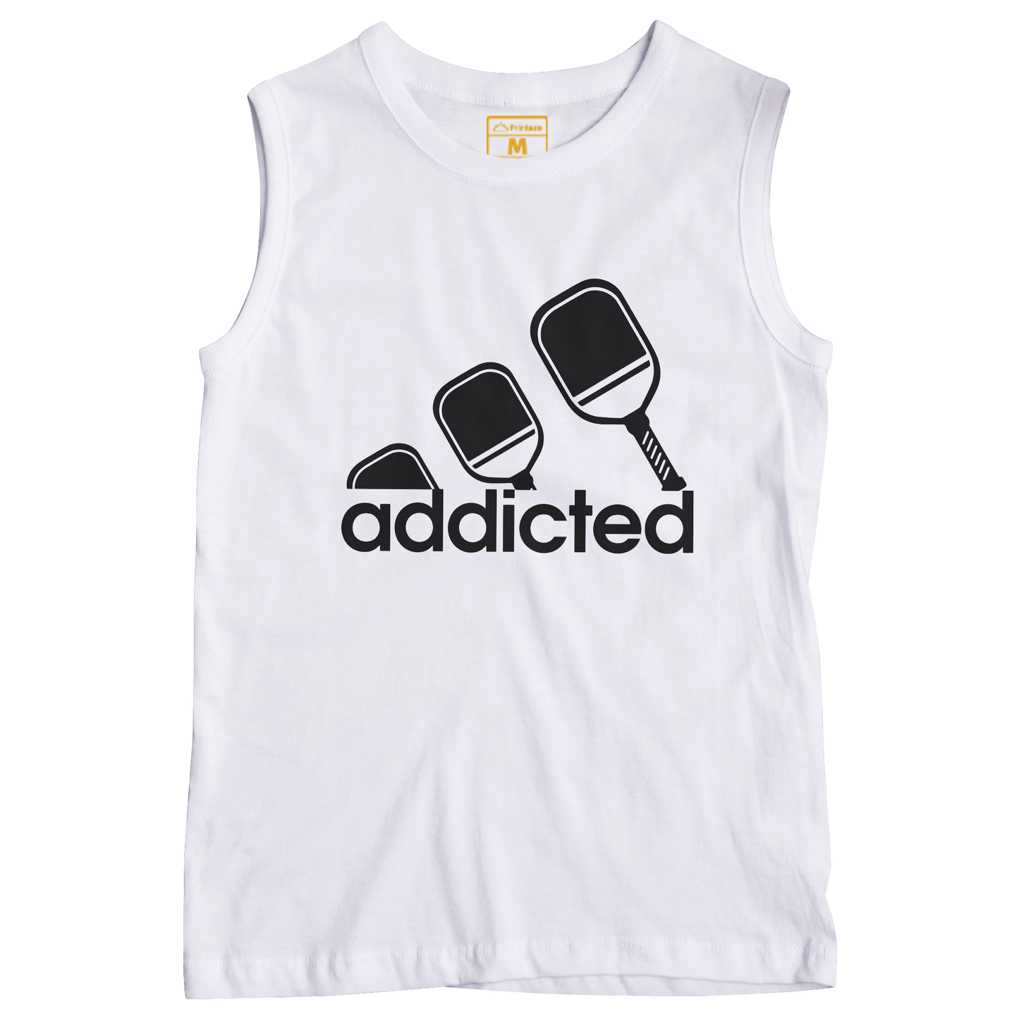 Sleeveless Drifit Shirt: Pickleball Addicted
