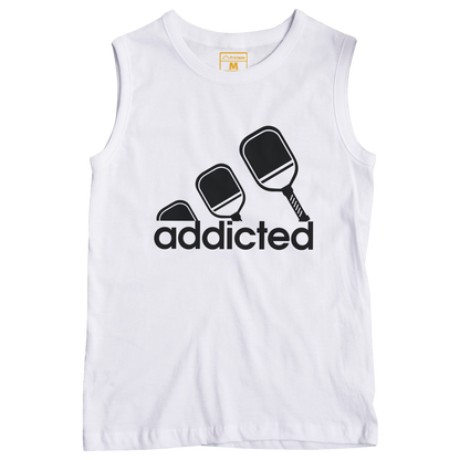 Sleeveless Drifit Shirt: Pickleball Addicted