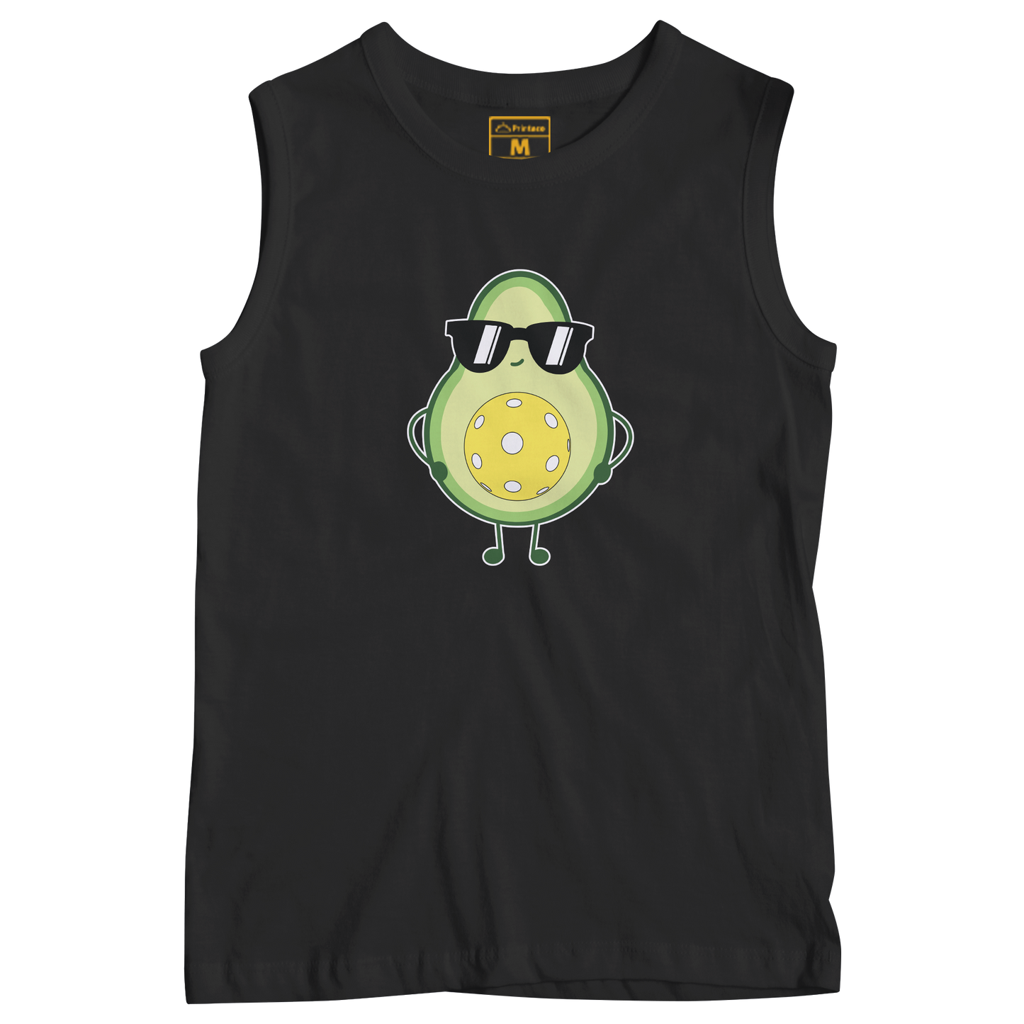 Sleeveless Drifit Shirt: Pickleball Avocado