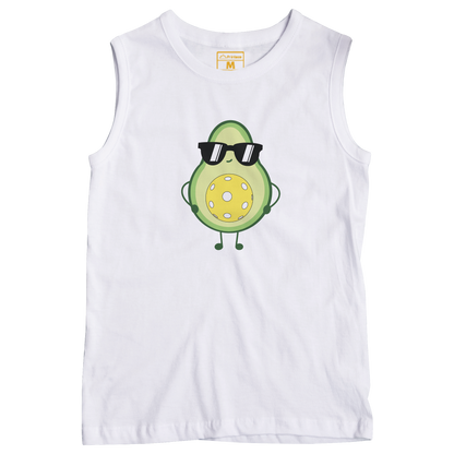 Sleeveless Drifit Shirt: Pickleball Avocado