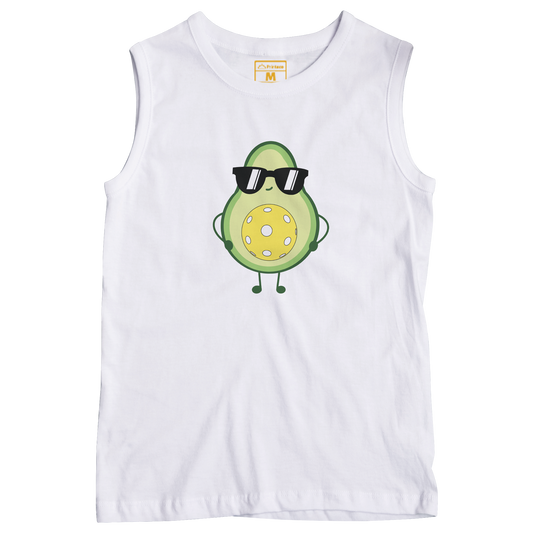 Sleeveless Drifit Shirt: Pickleball Avocado