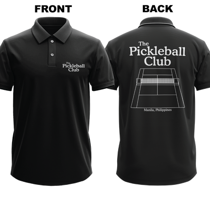 Drifit Polo Shirt: Pickleball Club (Front & Back)