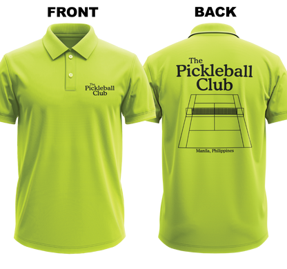 Drifit Polo Shirt: Pickleball Club (Front & Back)