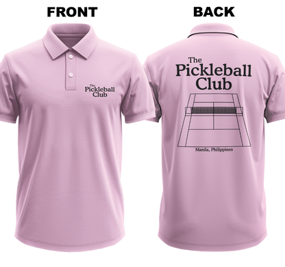 Drifit Polo Shirt: Pickleball Club (Front & Back)