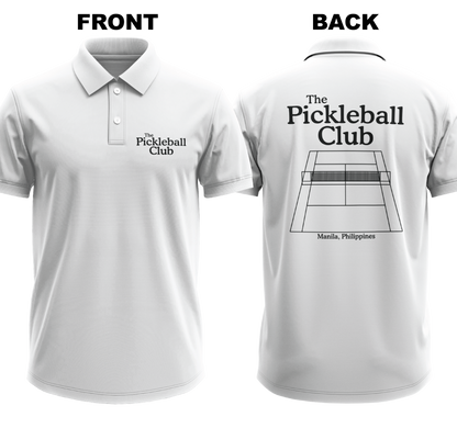 Drifit Polo Shirt: Pickleball Club (Front & Back)
