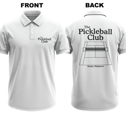 Drifit Polo Shirt: Pickleball Club (Front & Back)