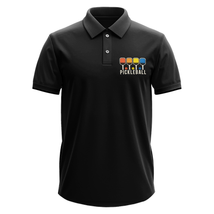 Drifit Polo Shirt: Pickleball Colorful Pocket