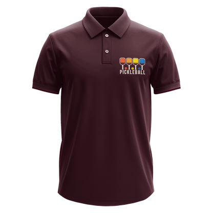 Drifit Polo Shirt: Pickleball Colorful Pocket