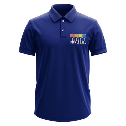 Drifit Polo Shirt: Pickleball Colorful Pocket
