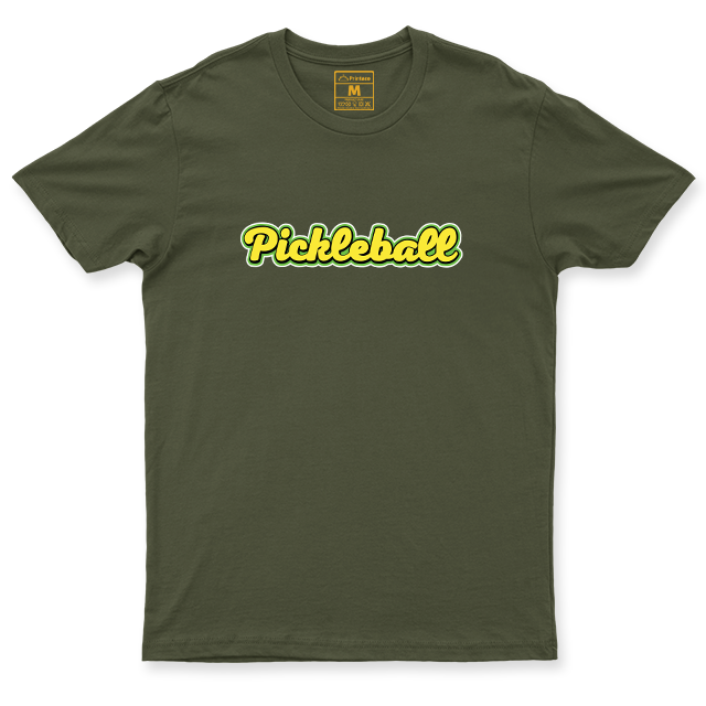 Drifit Shirt: Pickleball Cursive