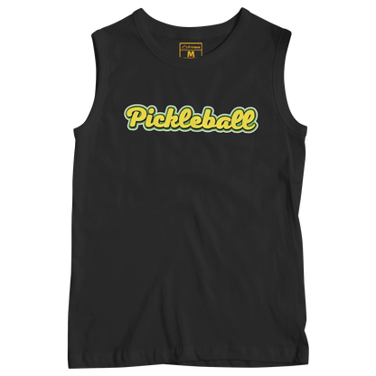 Sleeveless Drifit Shirt: Pickleball Cursive