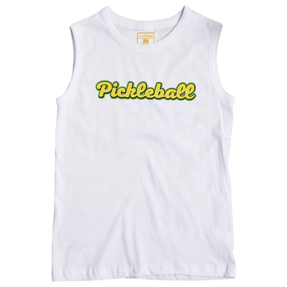 Sleeveless Drifit Shirt: Pickleball Cursive