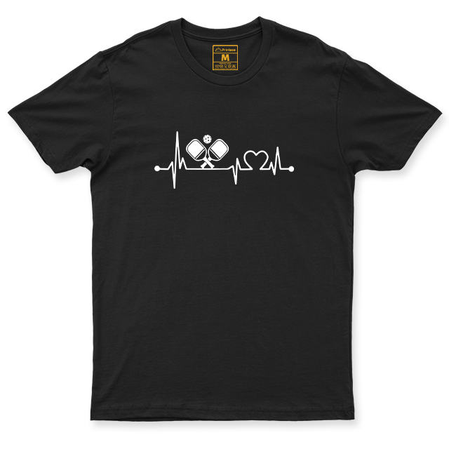 Drifit Shirt: Pickleball Heartbeat