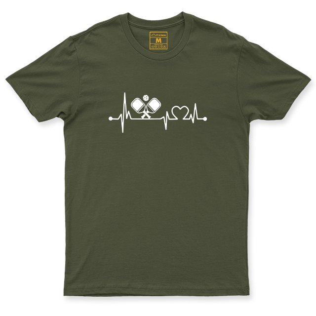 Drifit Shirt: Pickleball Heartbeat