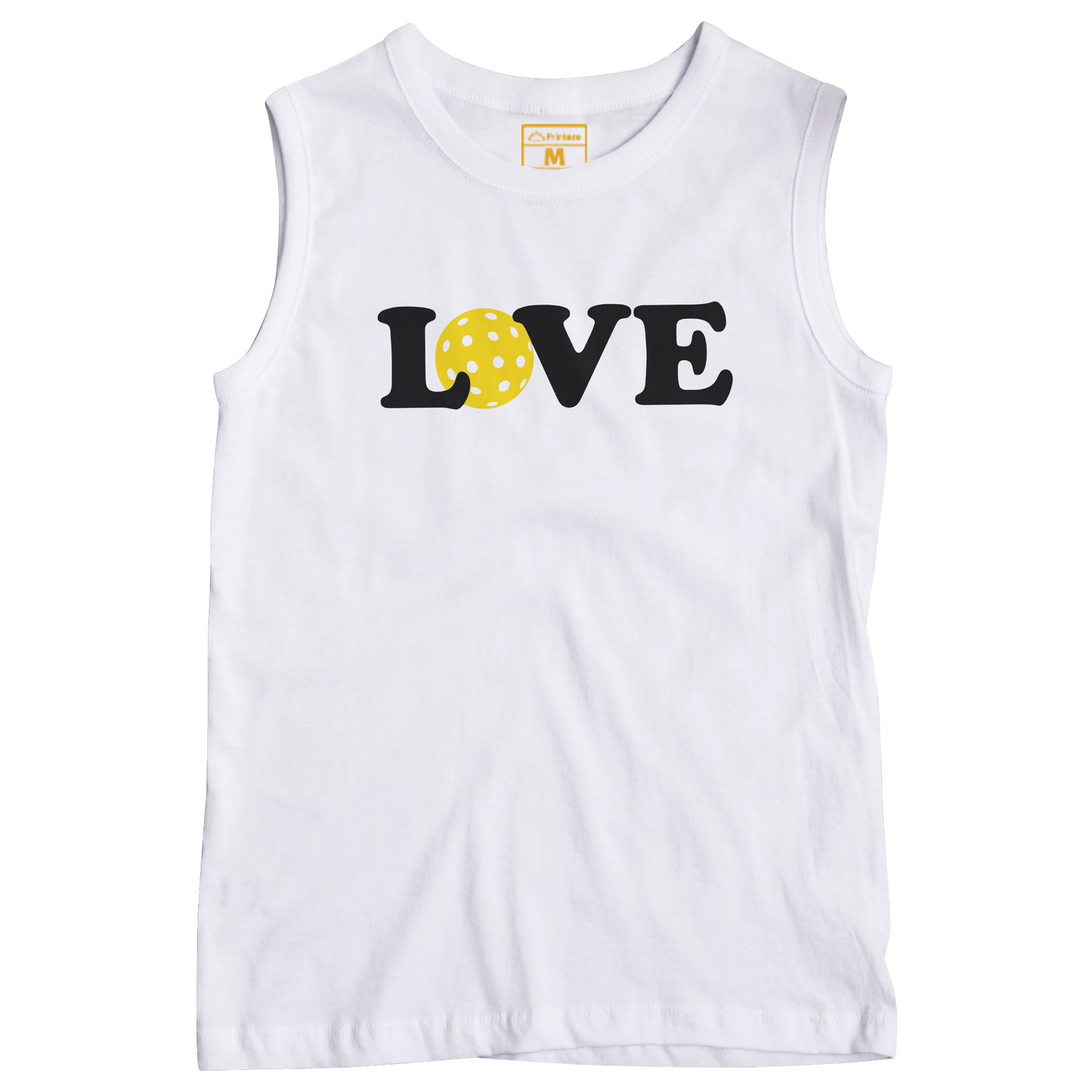 Sleeveless Drifit Shirt: Pickleball Love