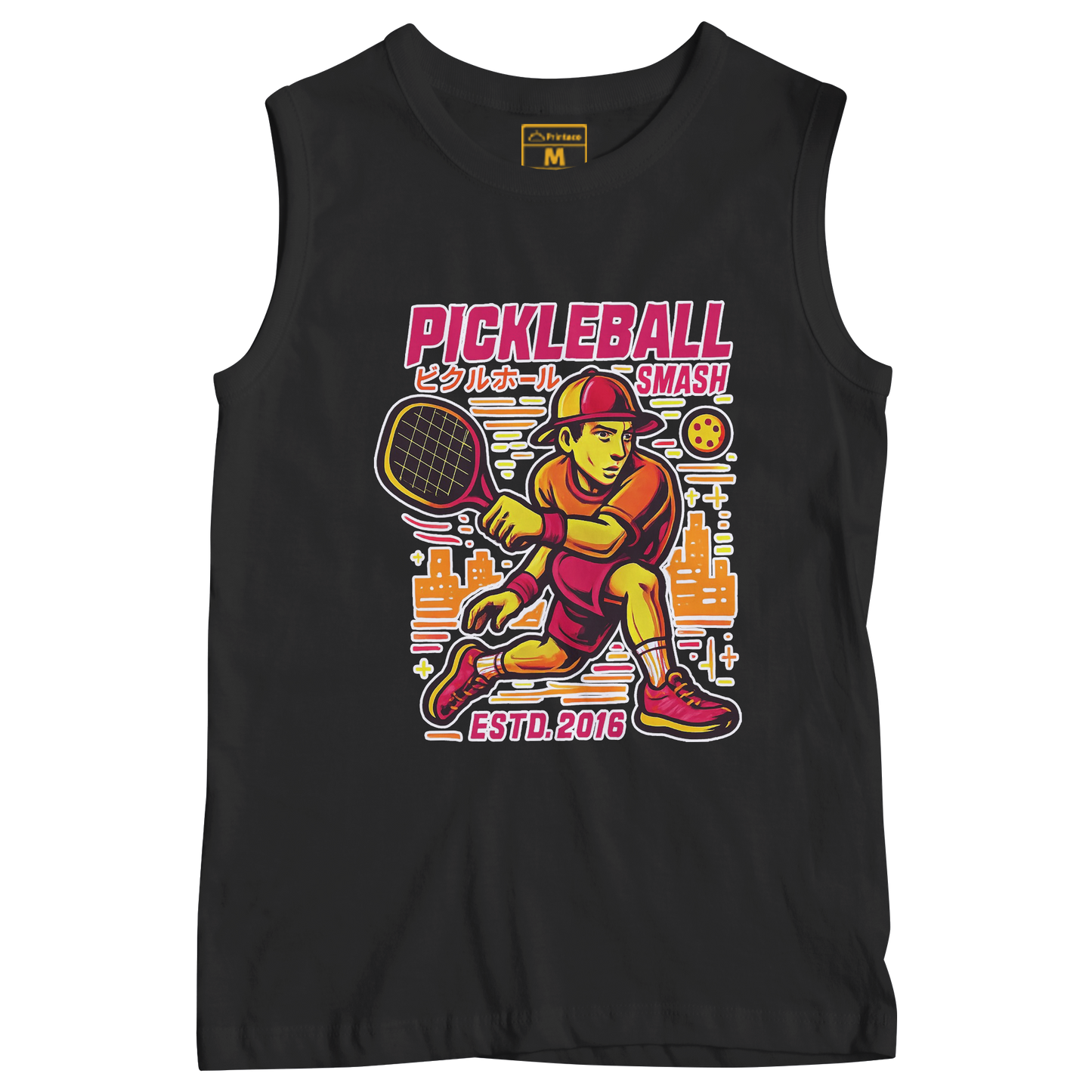 Sleeveless Drifit Shirt: Pickleball Smash