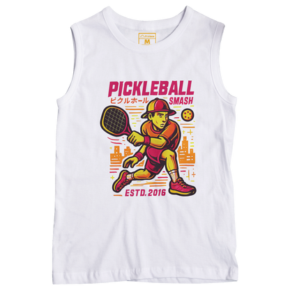 Sleeveless Drifit Shirt: Pickleball Smash