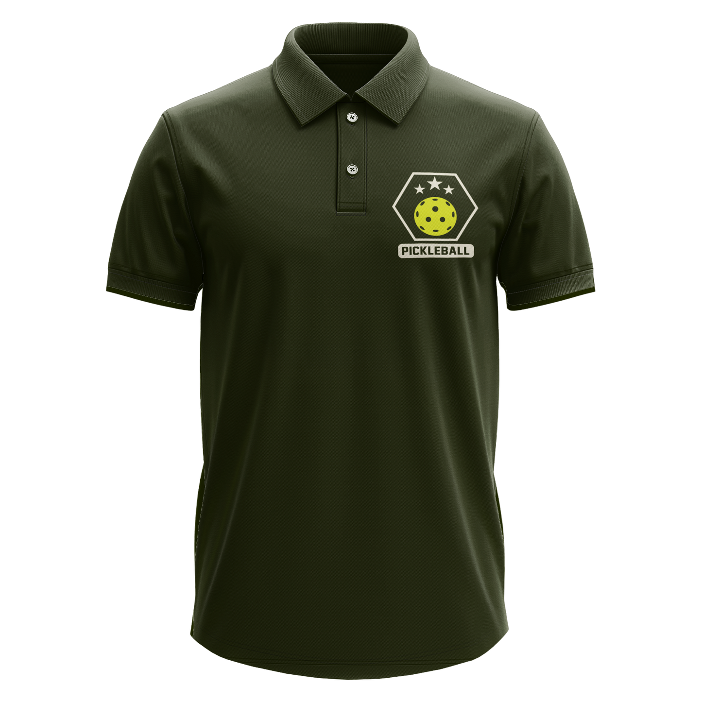 Drifit Polo Shirt: Pickleball Stars