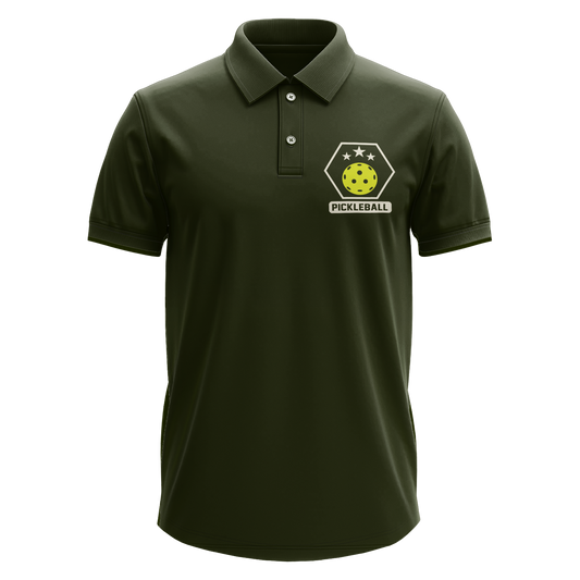 Drifit Polo Shirt: Pickleball Stars