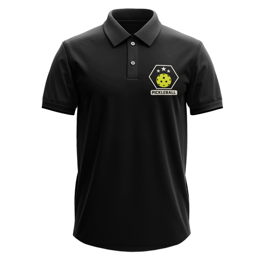 Drifit Polo Shirt: Pickleball Stars