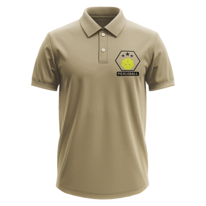 Drifit Polo Shirt: Pickleball Stars