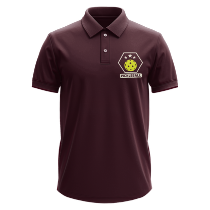 Drifit Polo Shirt: Pickleball Stars