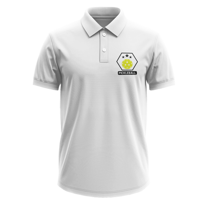 Drifit Polo Shirt: Pickleball Stars