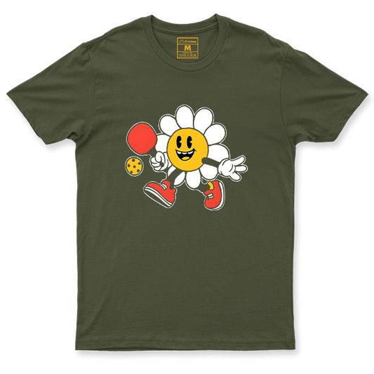 Drifit Shirt: Pickleball Flower Simple