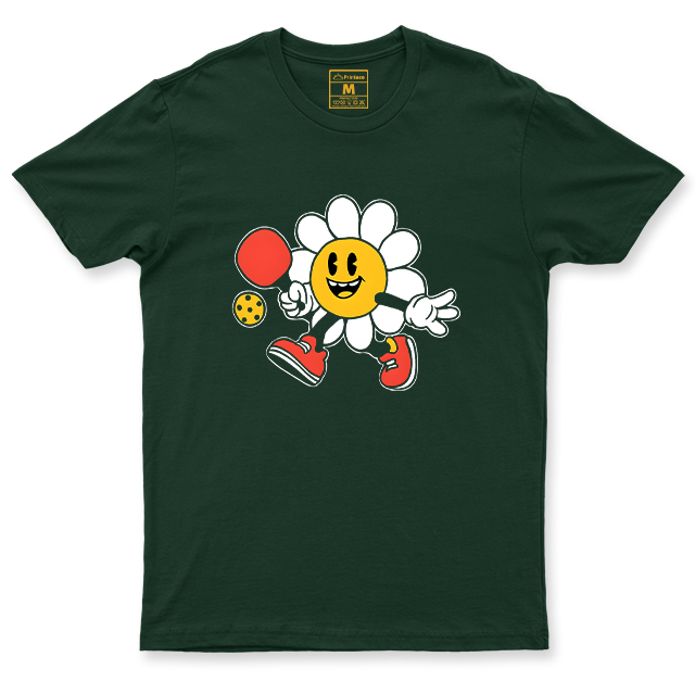 Drifit Shirt: Pickleball Flower Simple