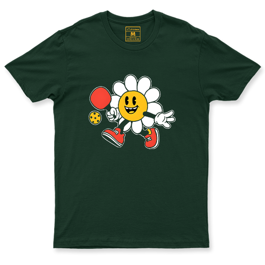 Drifit Shirt: Pickleball Flower Simple