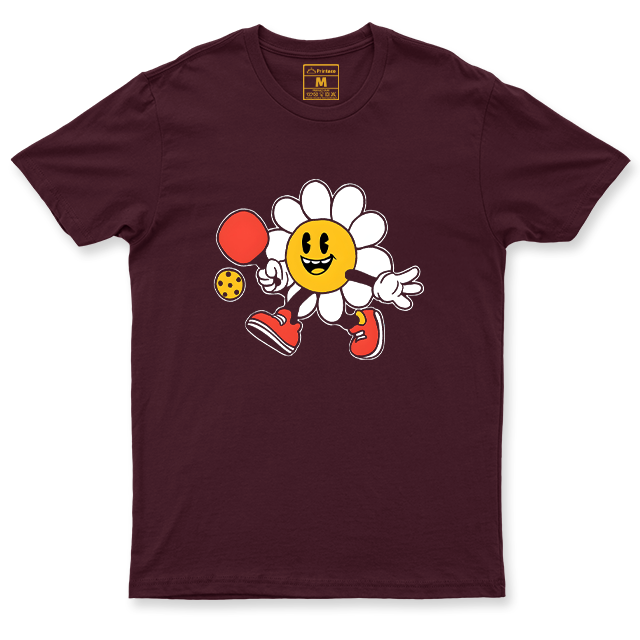 Drifit Shirt: Pickleball Flower Simple